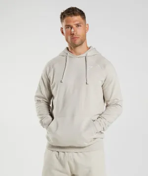 Gymshark Crest Hoodie - Pebble Grey