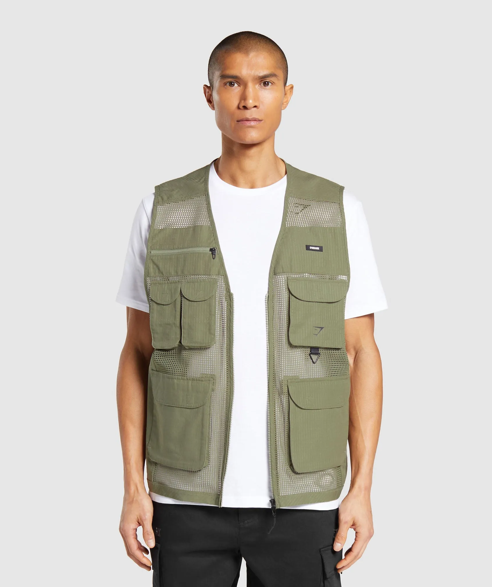 Gymshark Woven Vest - Utility Green