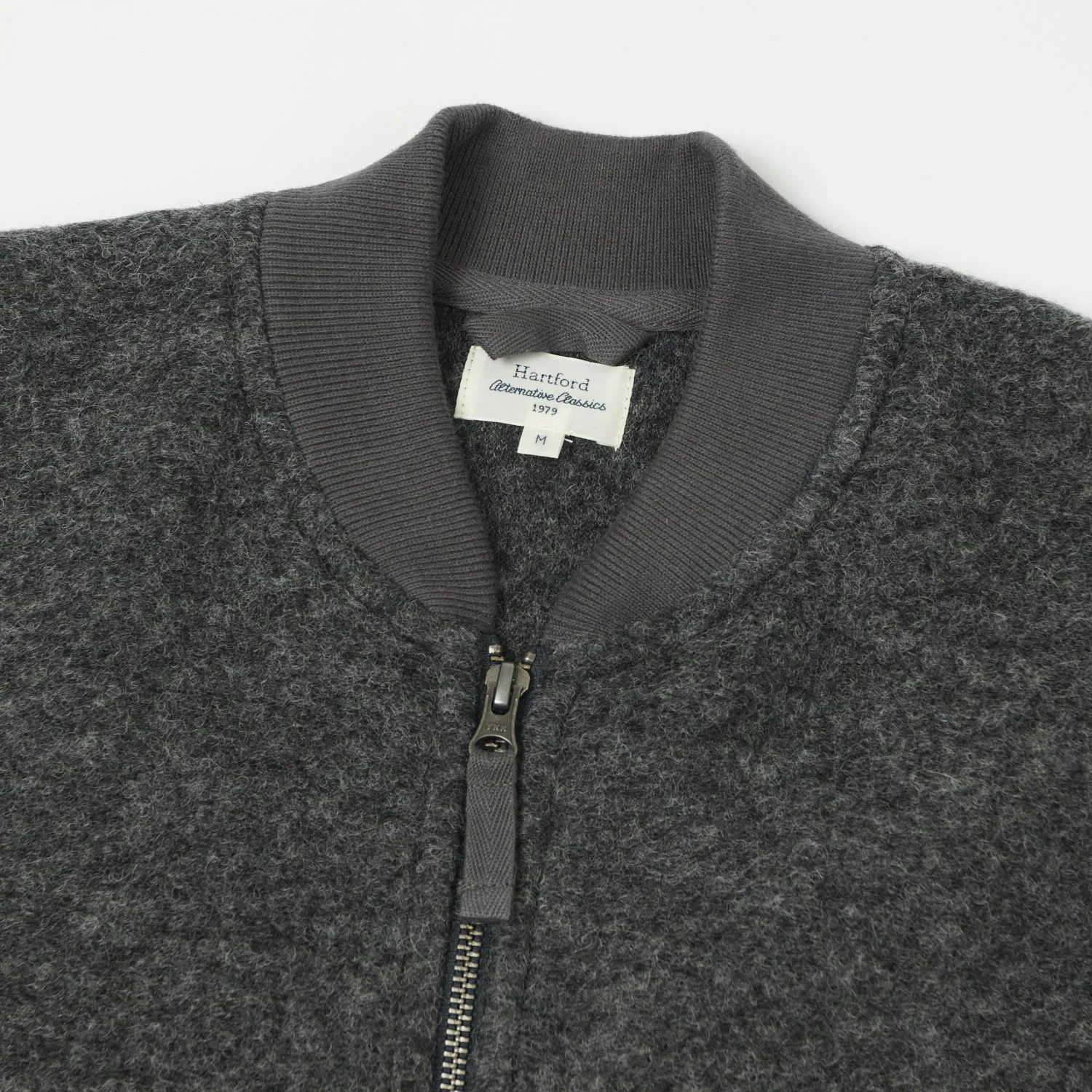 Hartford Knitted Wool Vest - Charcoal