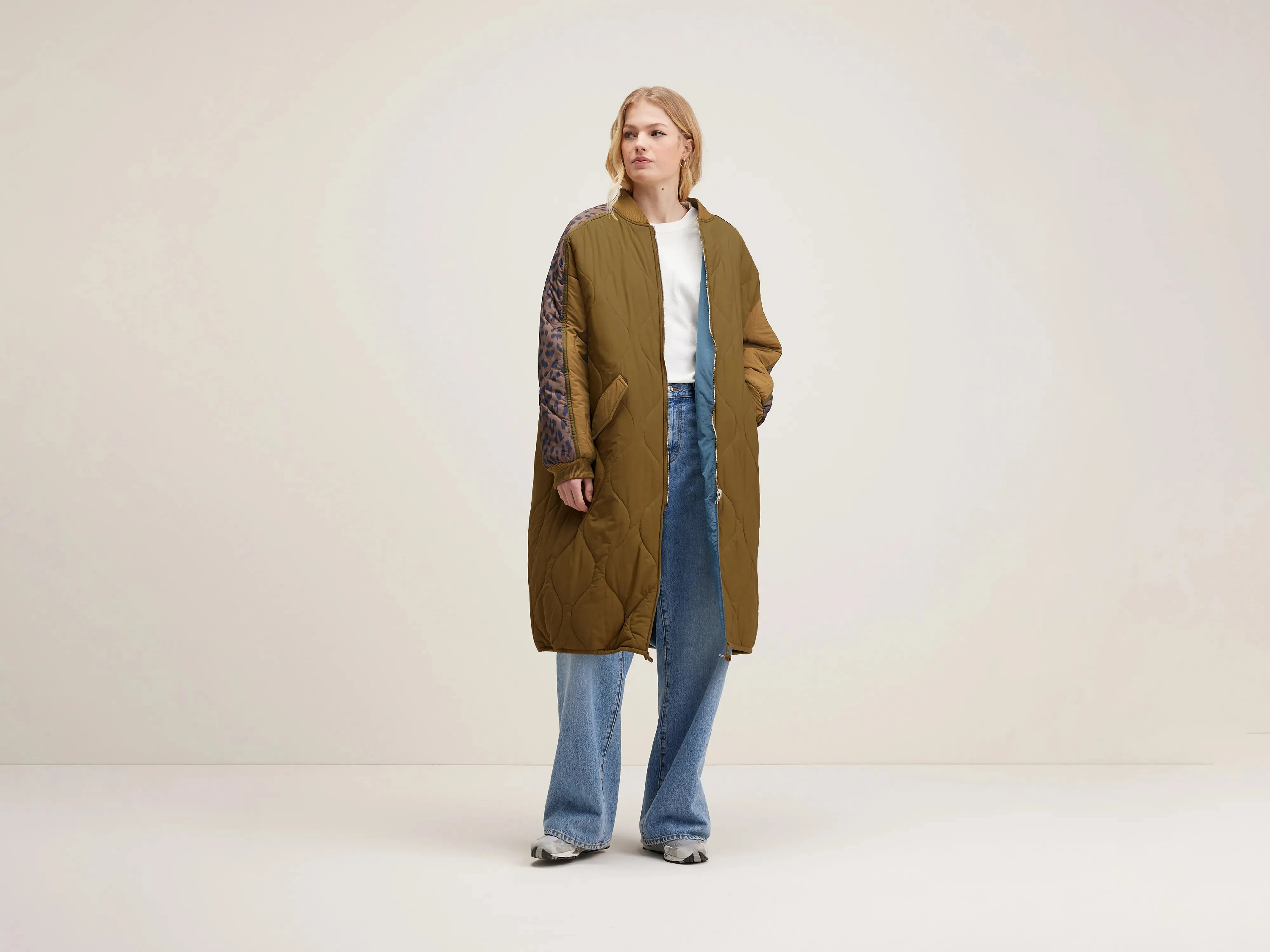 Hedge quilted coat (242 / W / TAN)