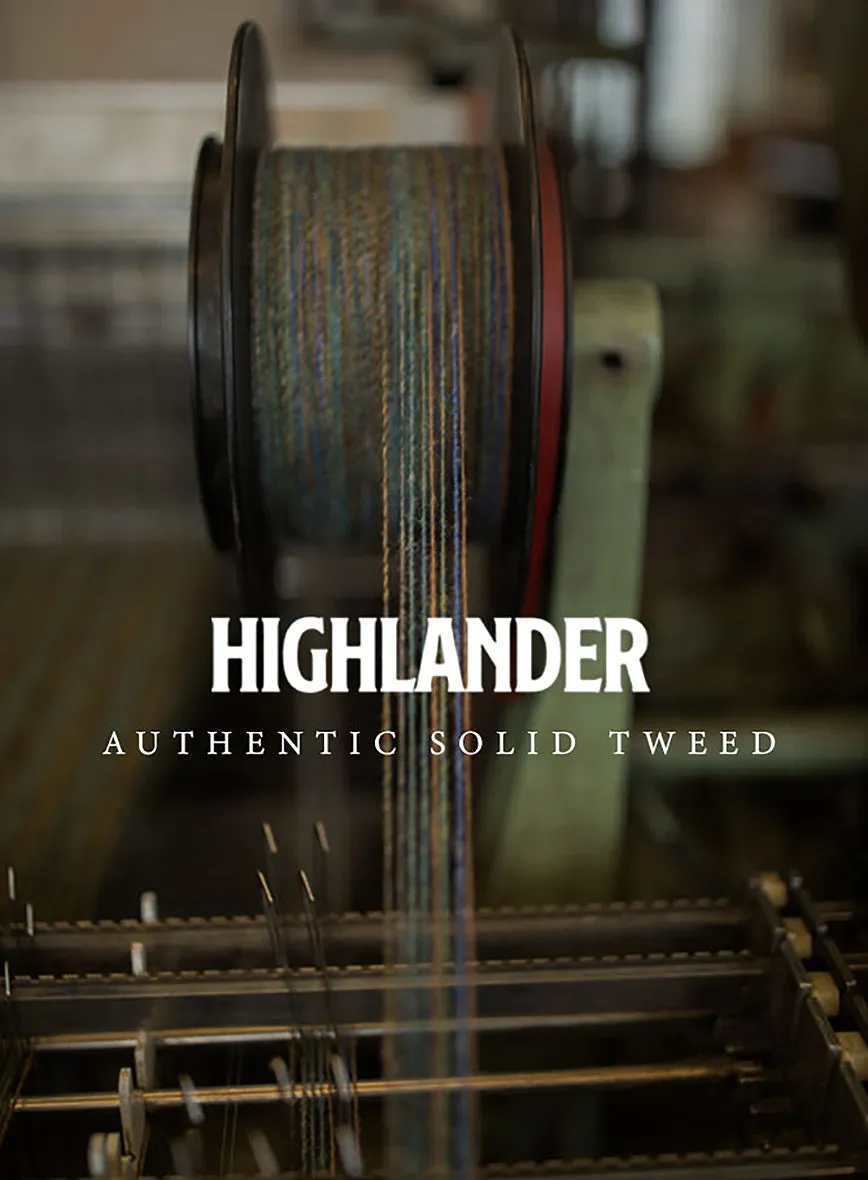 Highlander Heavy Paris Green Tweed Pea Coat