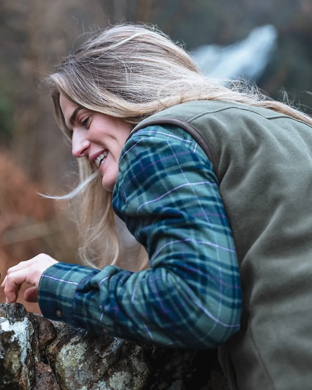 Hoggs of Fife Hogg Tartan Womens Shacket