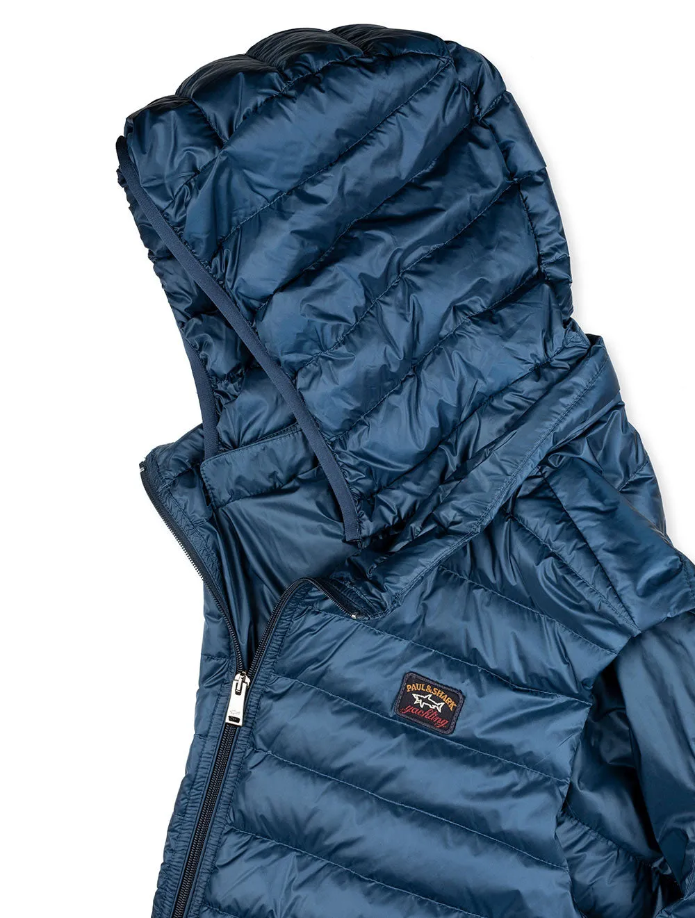 Hooded Gilet Blue