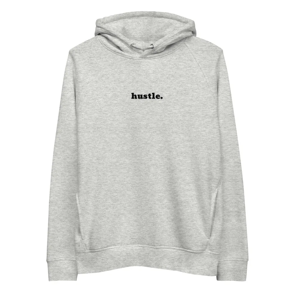 Hustle Eco Hoodie in Grey or White