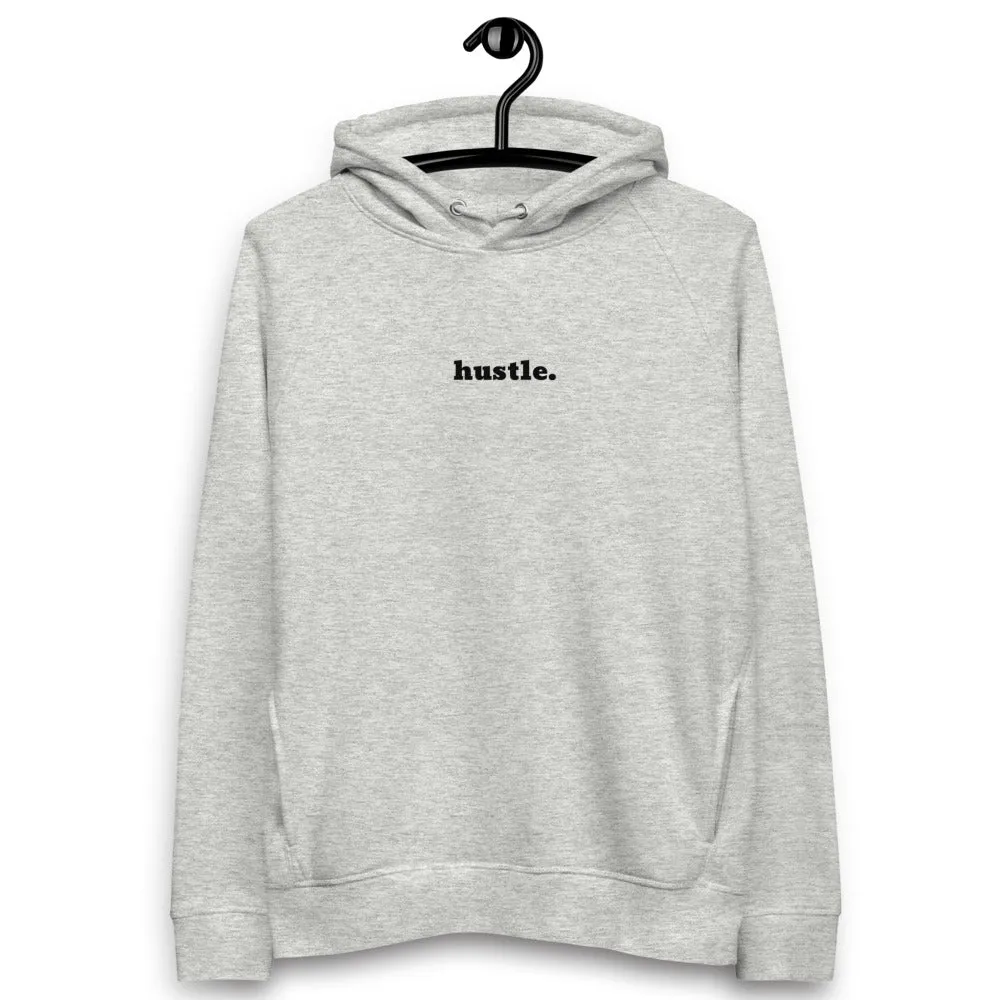 Hustle Eco Hoodie in Grey or White