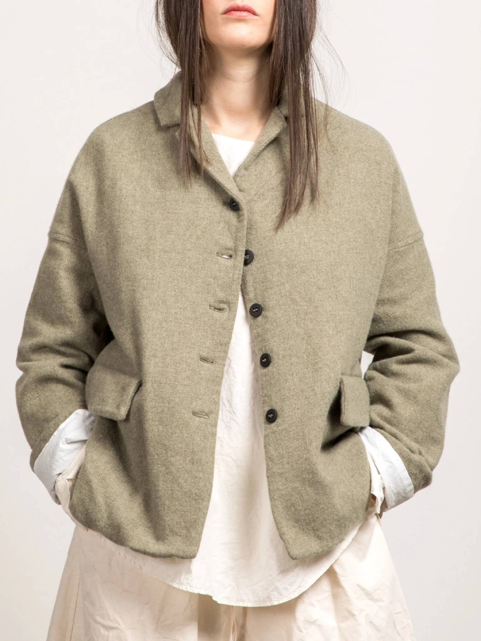 Inox Loose Blazer SW - Olive