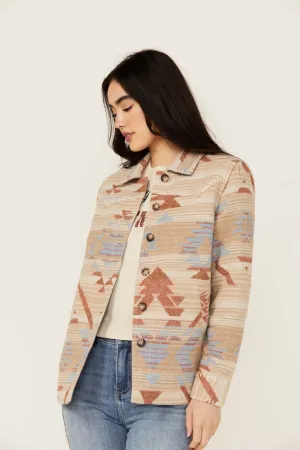 Jenry Southwestern Print Oversized Shacket