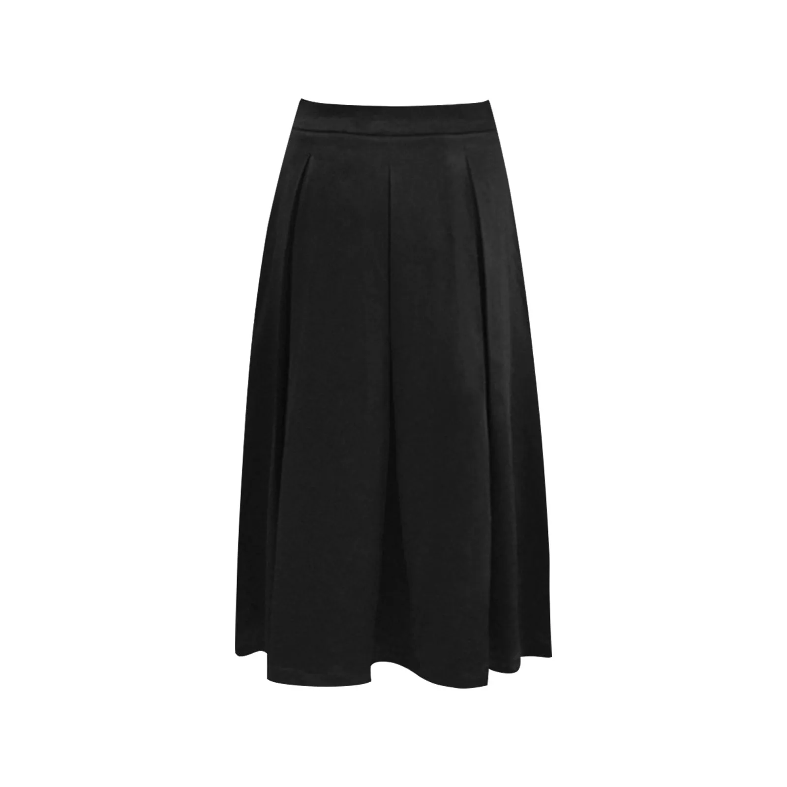 Jet Black Mnemosyne Women's Crepe Skirt