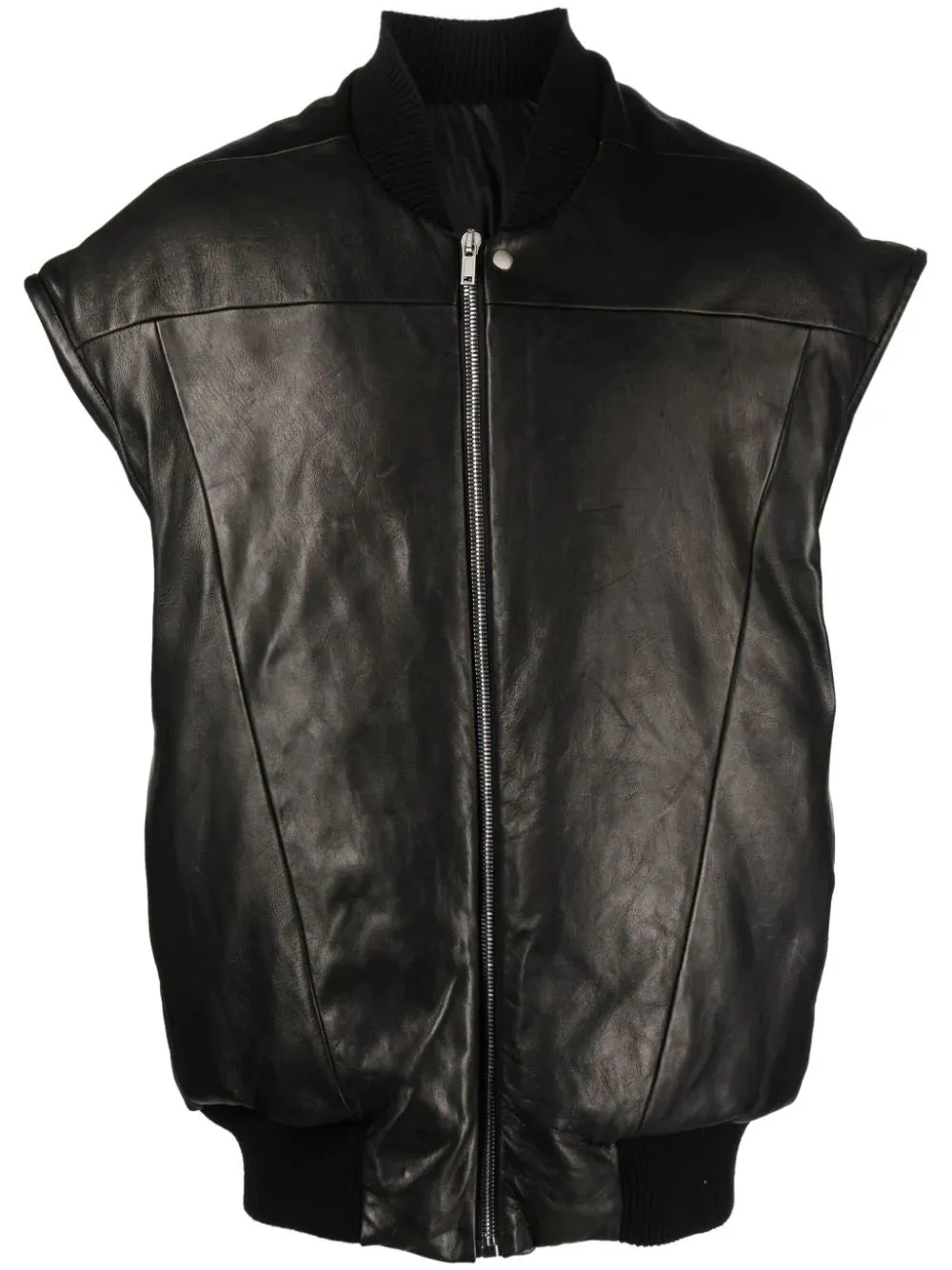 Jumbo Flight Padded Leather Gilet