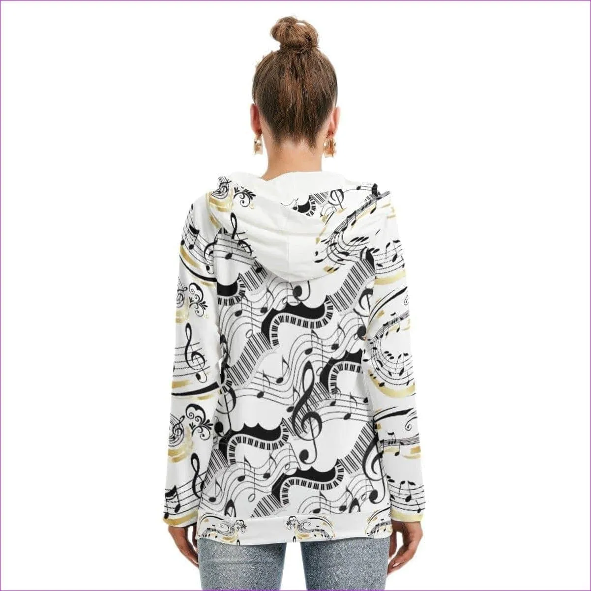 Keys Womens Hoodie With Double Hood