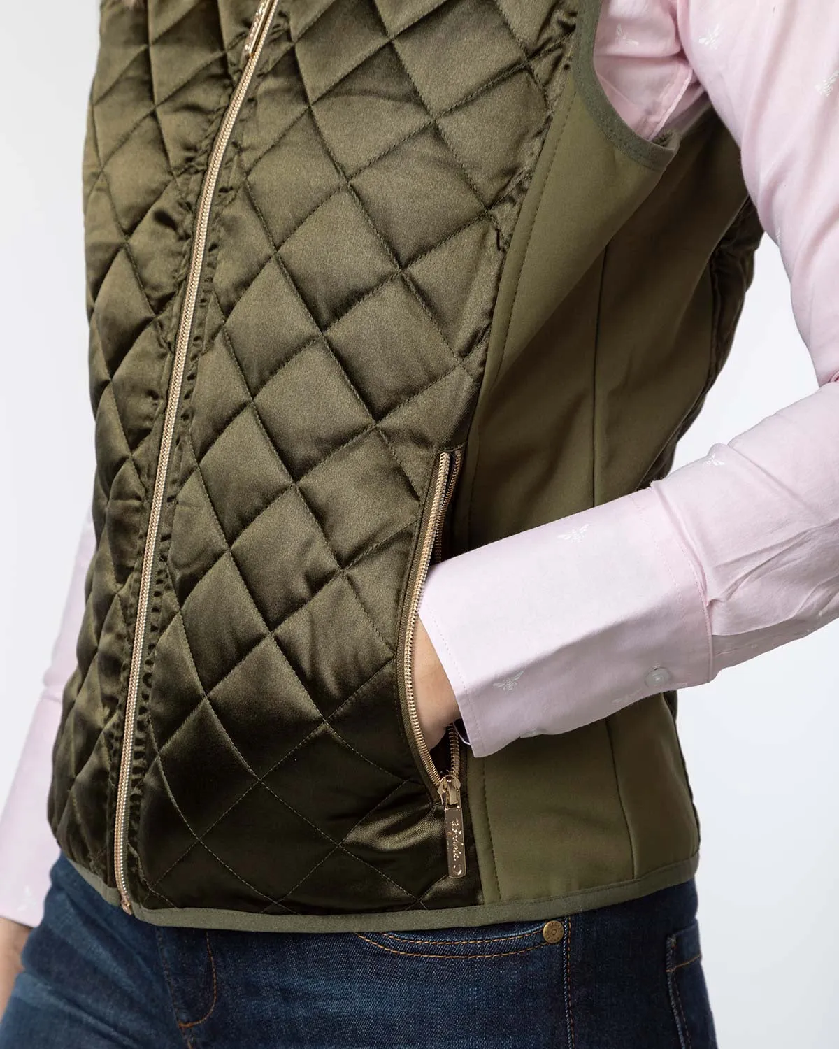 Ladies Quilted Hybrid Gilet