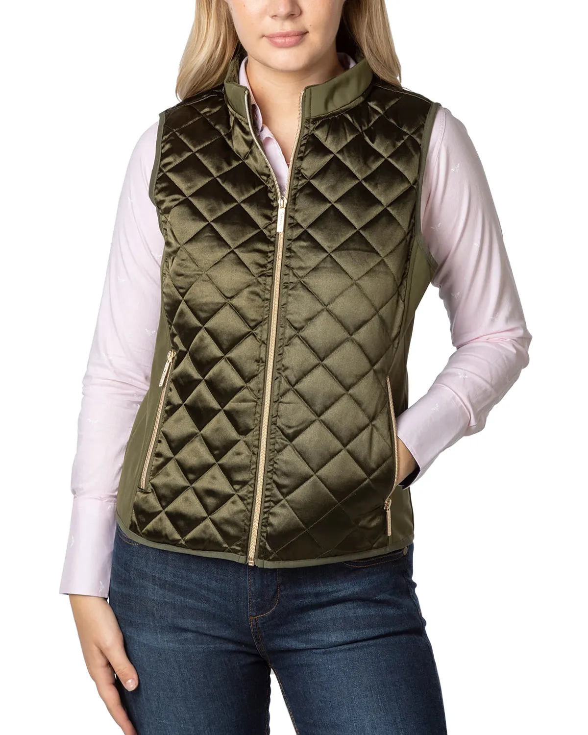 Ladies Quilted Hybrid Gilet