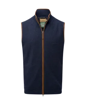 Lambswool Aerobloc Gilet - Navy