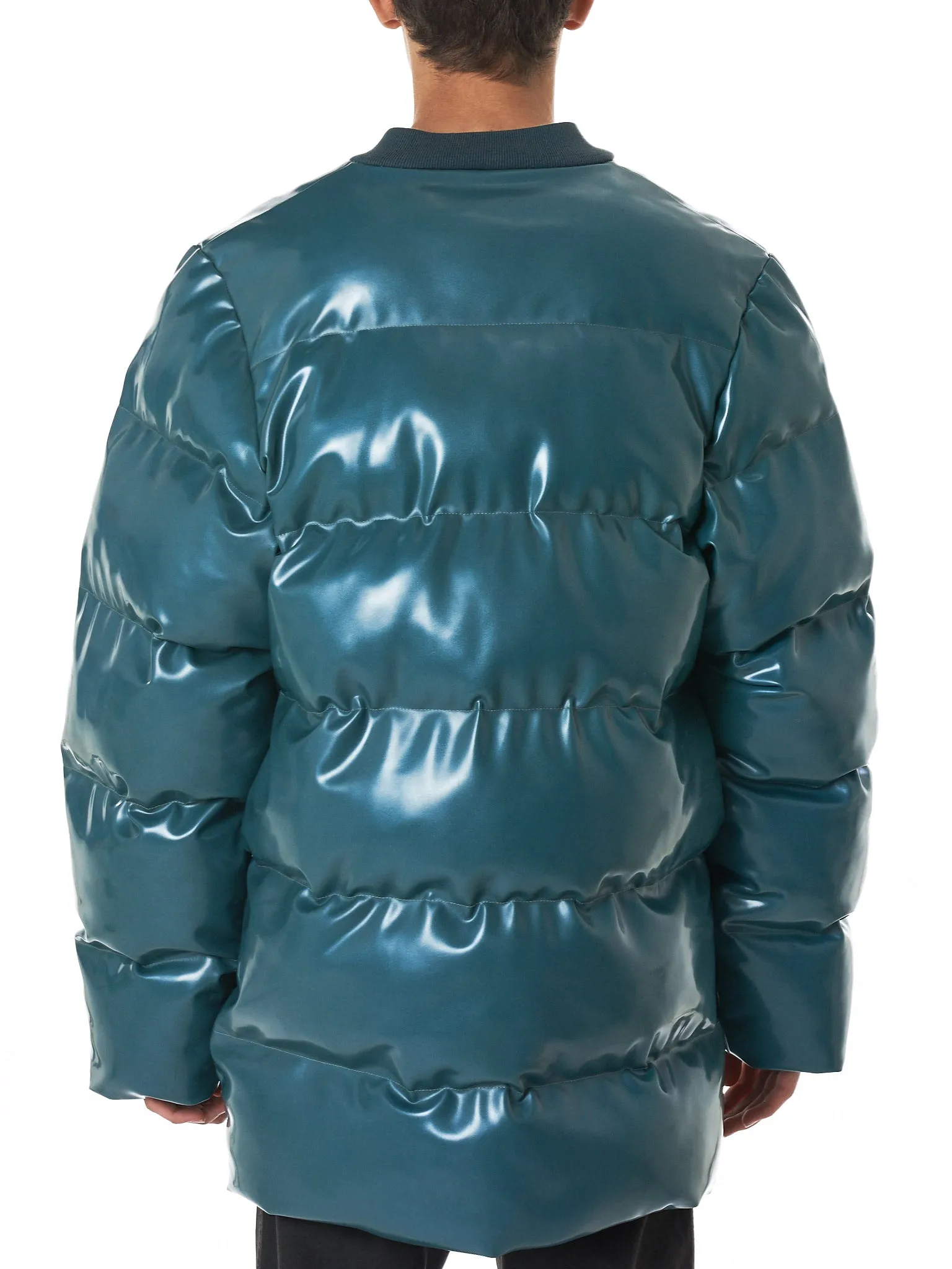 Latex Puffer Coat (LAW18P02-ELECTRIC-BLUE)