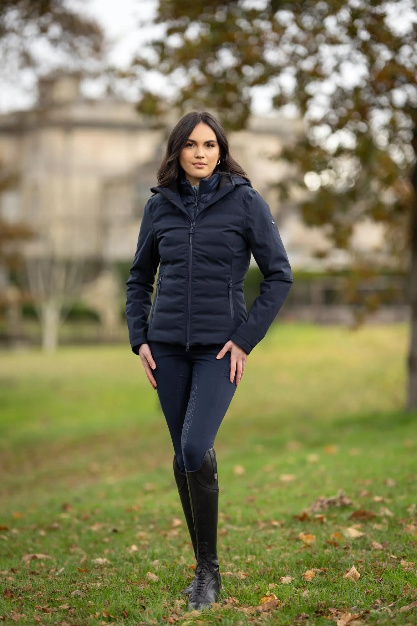 LeMieux Brooke Waterproof Hybrid Jacket Navy