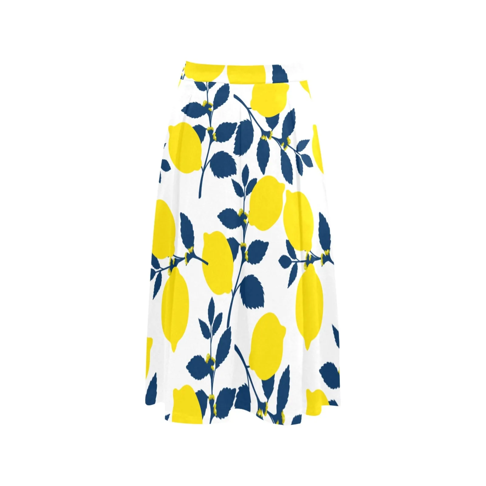 Lemon Orchard Mnemosyne Women's Crepe Skirt (Model D16)