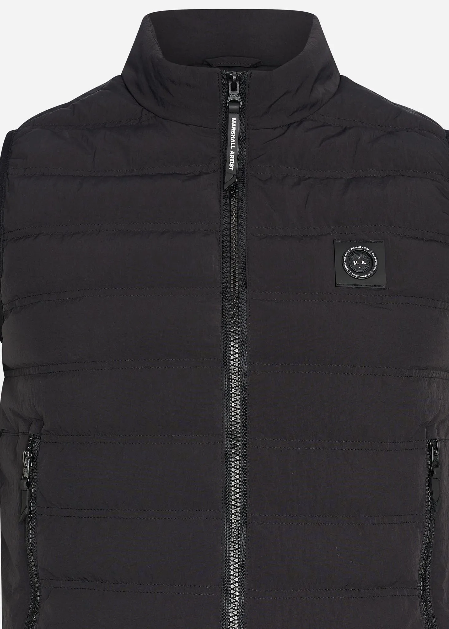 Lightweight bubble gilet - black