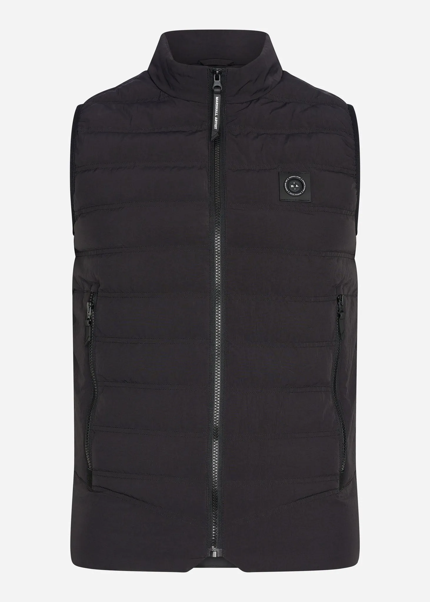 Lightweight bubble gilet - black