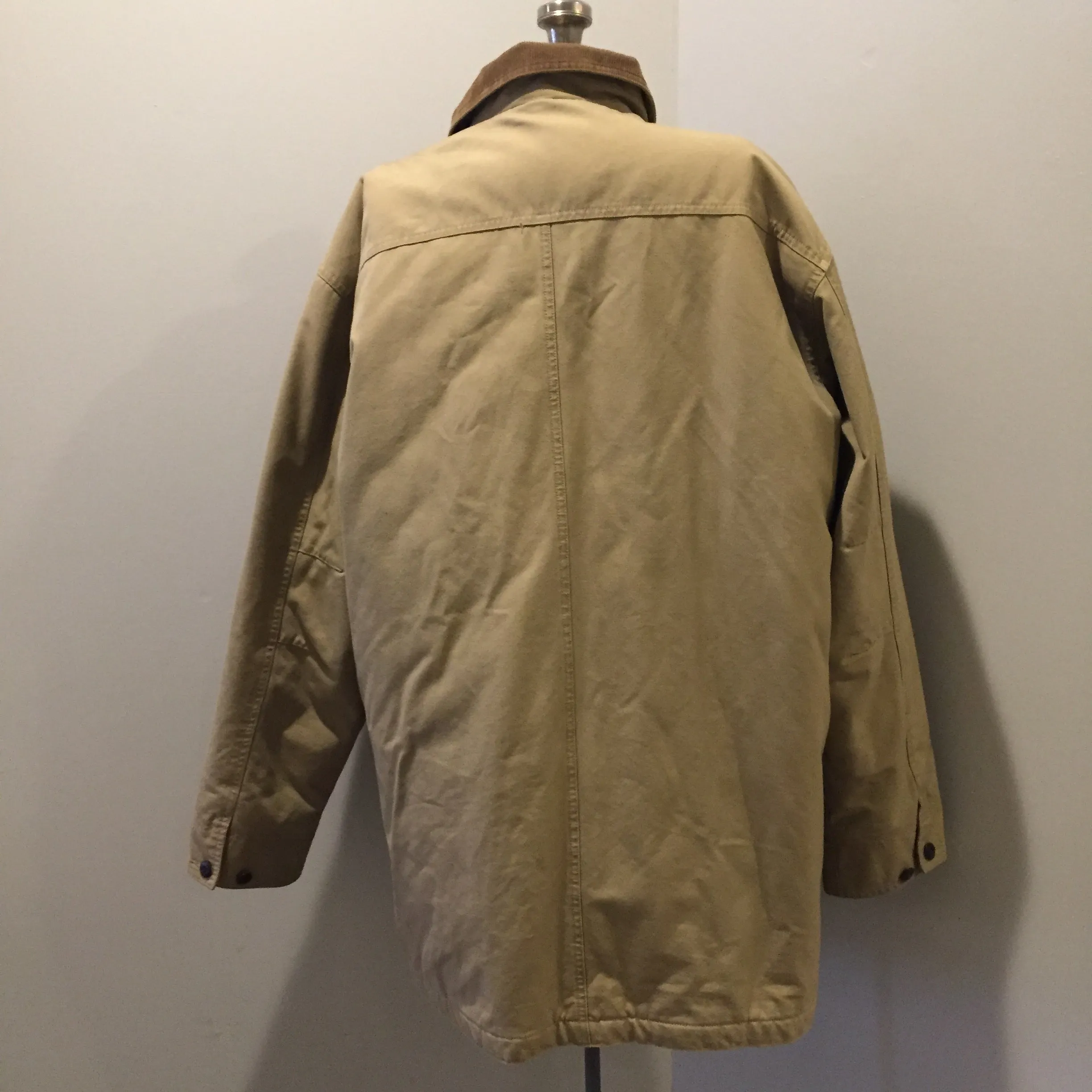 LL Bean Insulated Beige Chore Jacket SOLD