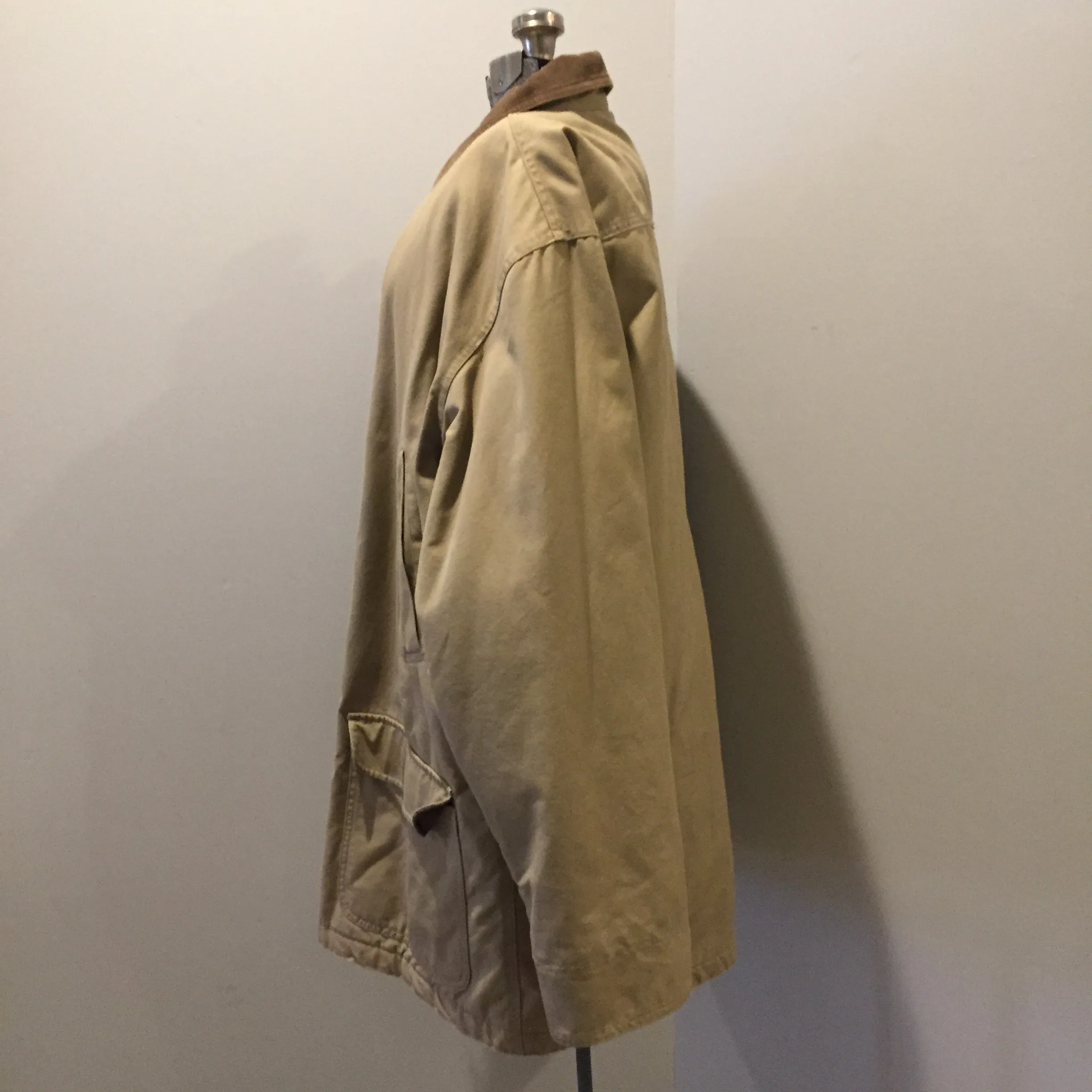 LL Bean Insulated Beige Chore Jacket SOLD