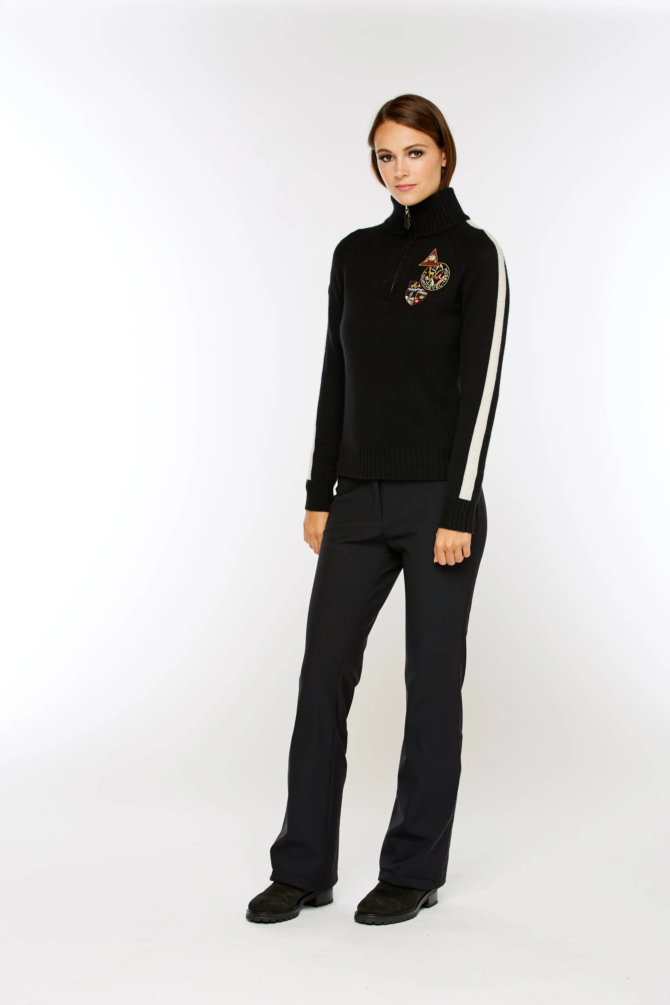 M. Miller Touring Cashmere Half Zip Sweater ON SALE