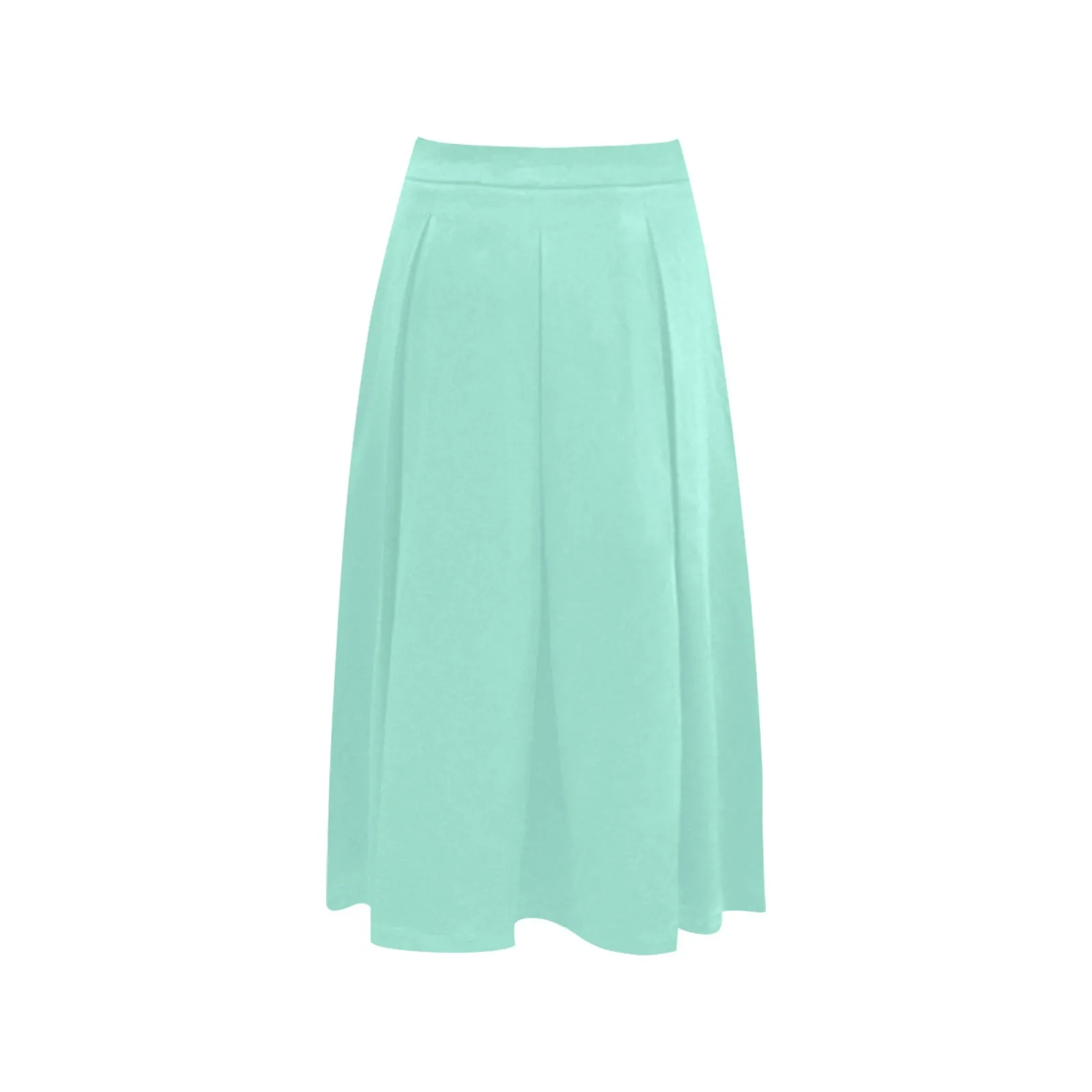 Mint Green Mnemosyne Women's Crepe Skirt