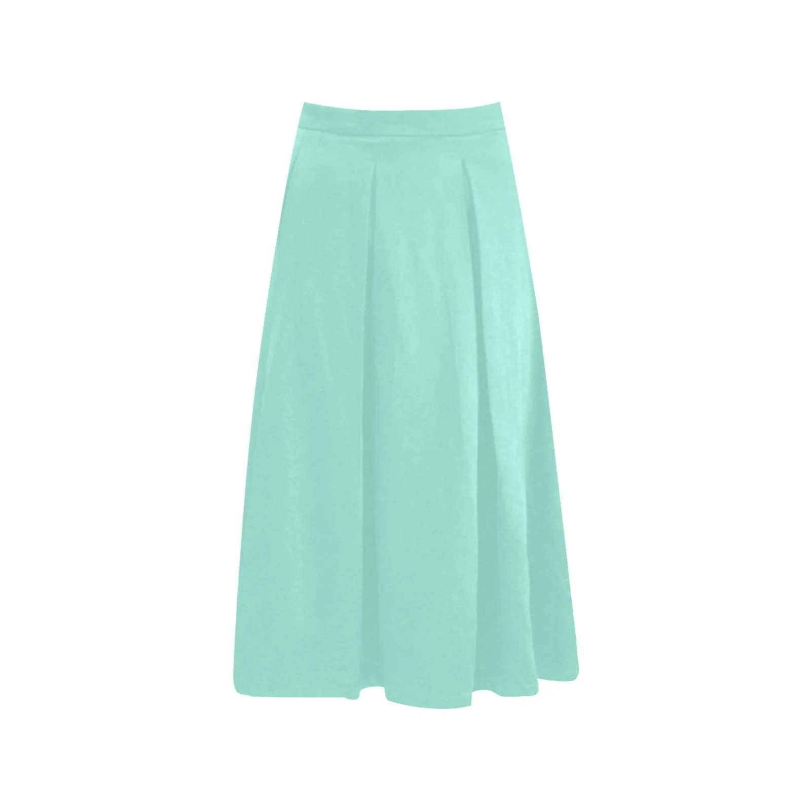 Mint Green Mnemosyne Women's Crepe Skirt