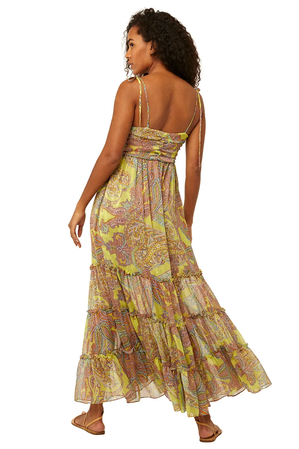 Misa - Fallon Dress in Ischia Neon Paisley