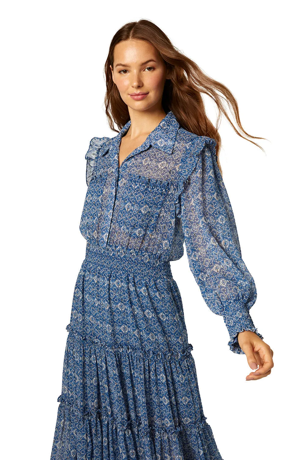 Misa - Marjan Dress in Blue Astra