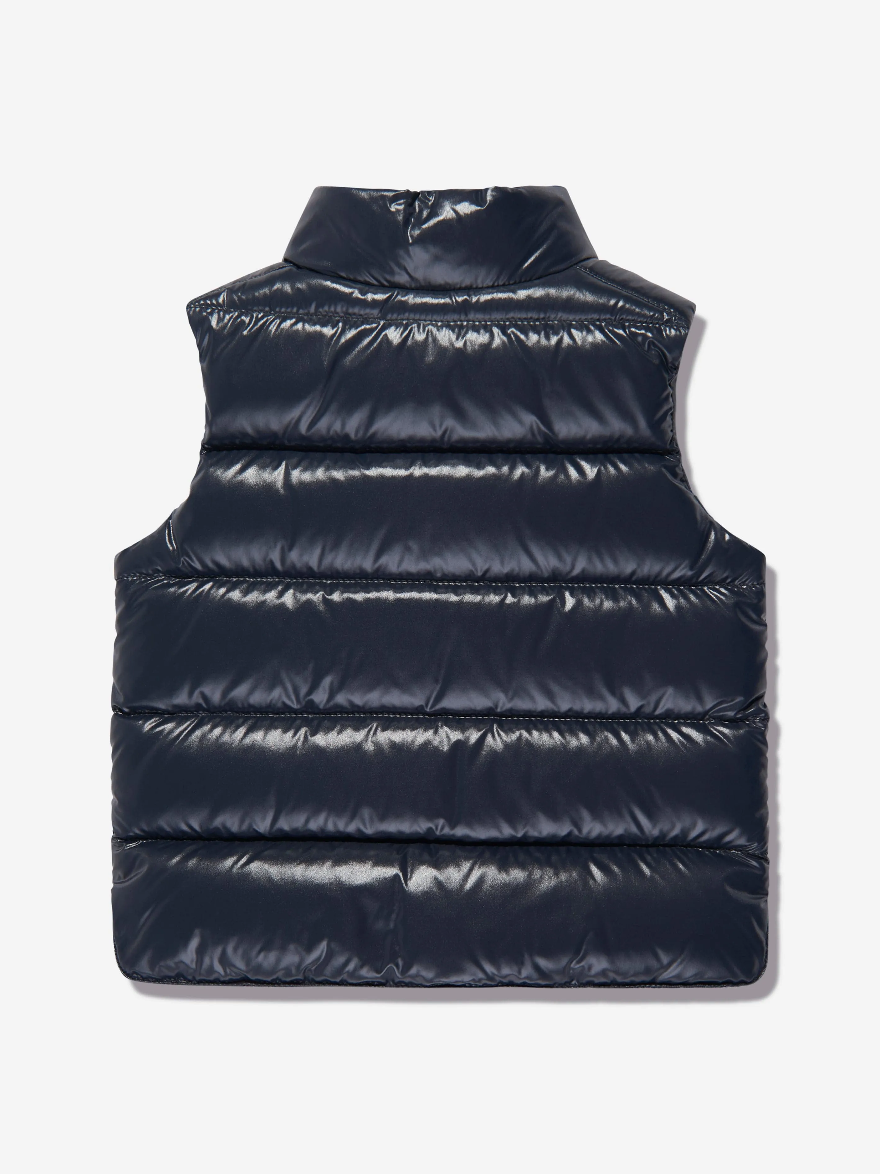 Moncler Enfant Baby Down Padded Bernard Gilet in Navy