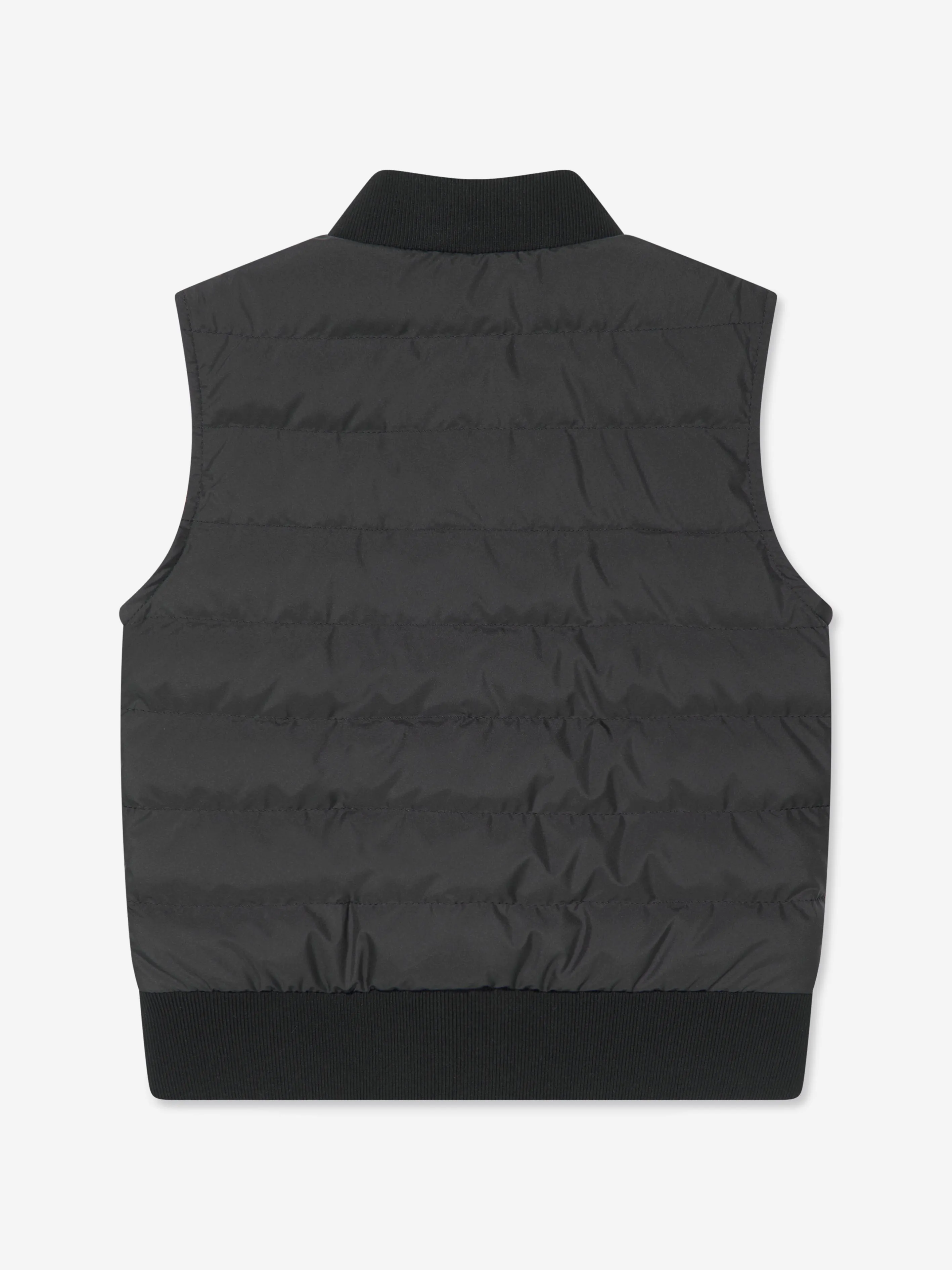 Moncler Enfant Boys Down Padded Olu Gilet in Black