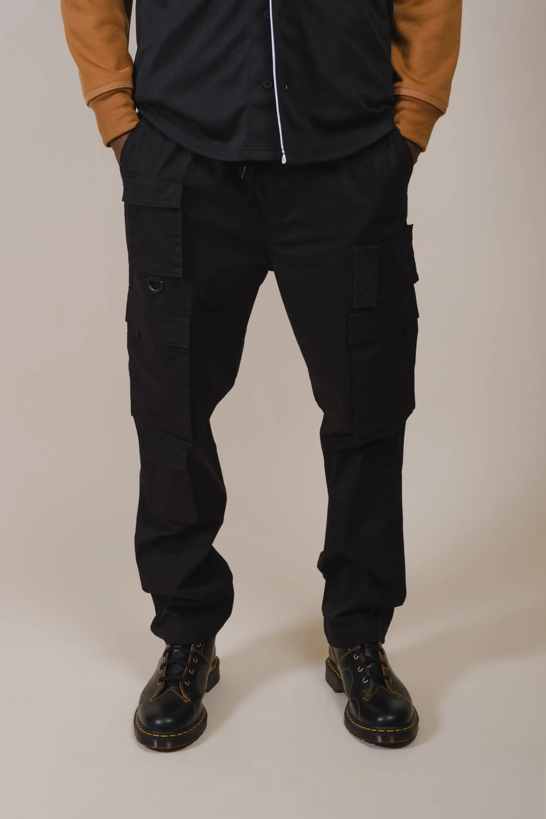 Multi Pocket Poplin Cargo Pant