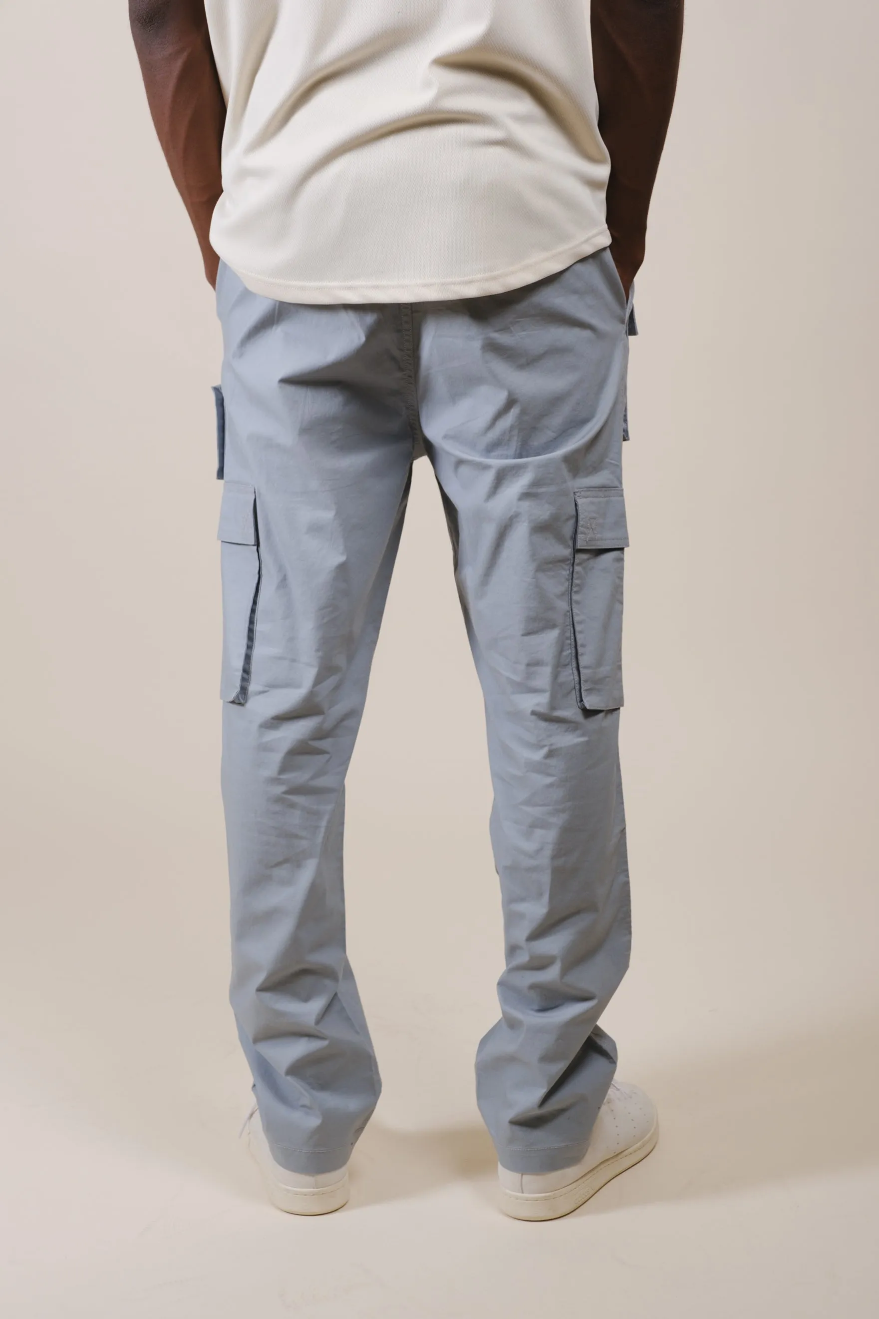 Multi Pocket Poplin Cargo Pant