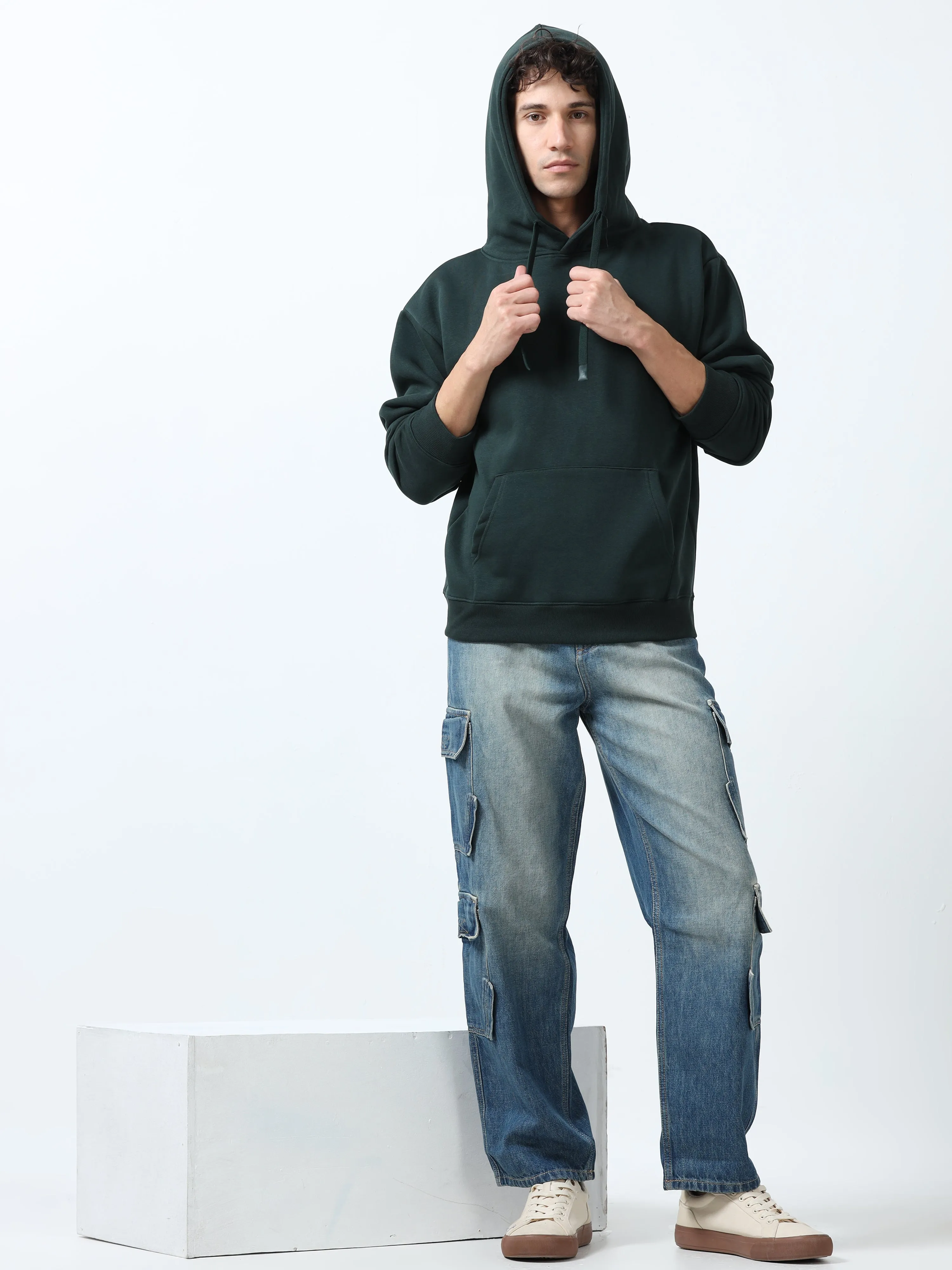 Opar - Hoodie - Green