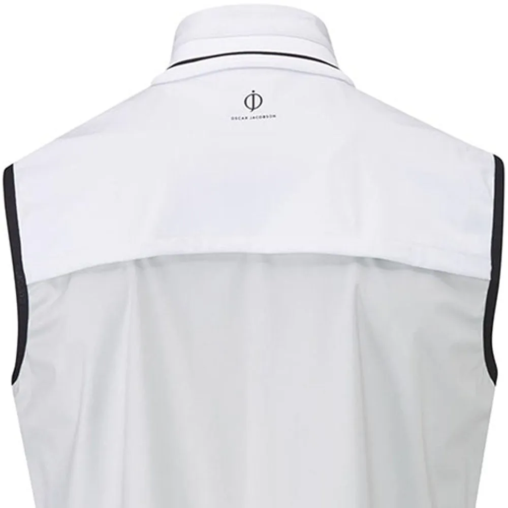 Oscar Jacobson Rolfe Tour Gilet - Lunar Grey/White