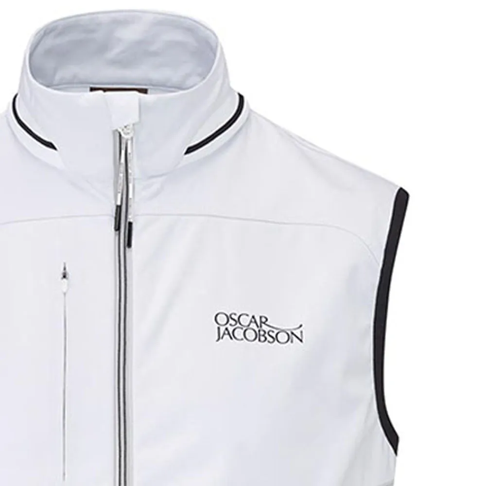 Oscar Jacobson Rolfe Tour Gilet - Lunar Grey/White