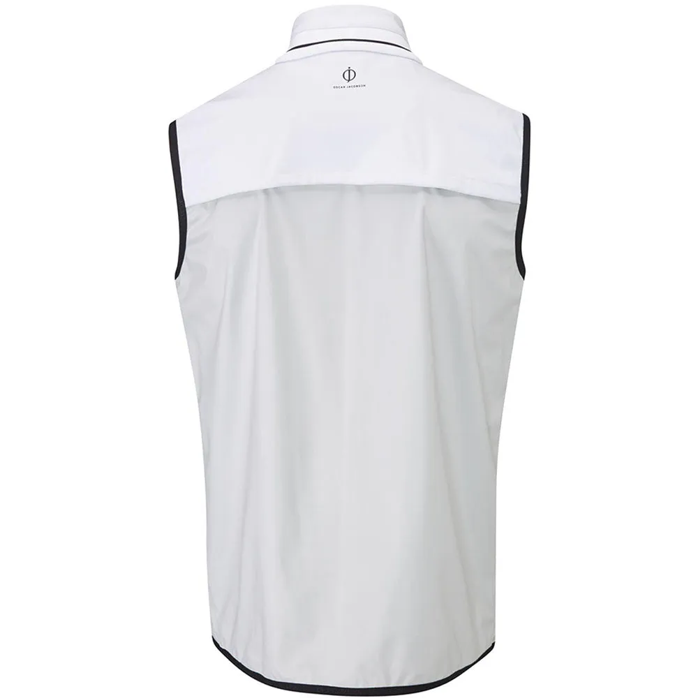 Oscar Jacobson Rolfe Tour Gilet - Lunar Grey/White