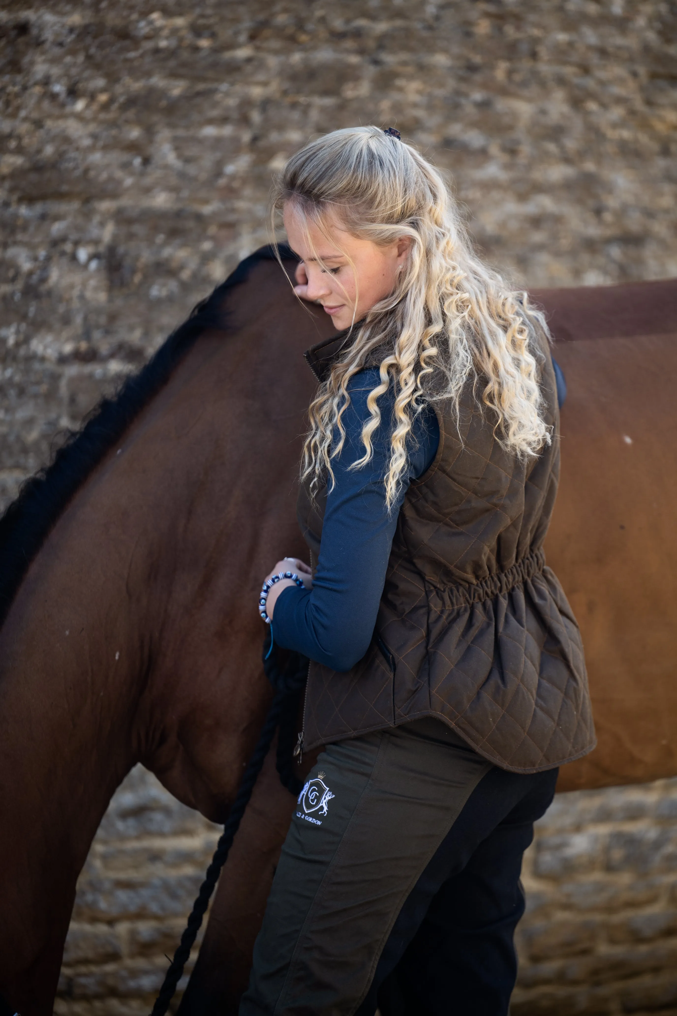 Outback Ladies 'Melbourne' Waterproof Wax Quilted Gilet