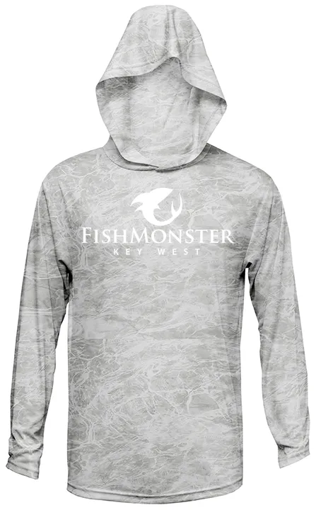 PATTERNED FishMonster Long Sleeve Performance Hoodie