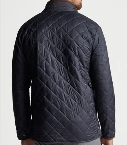 PETER MILLAR SUFFOLK QUILTED JACKET BLACK