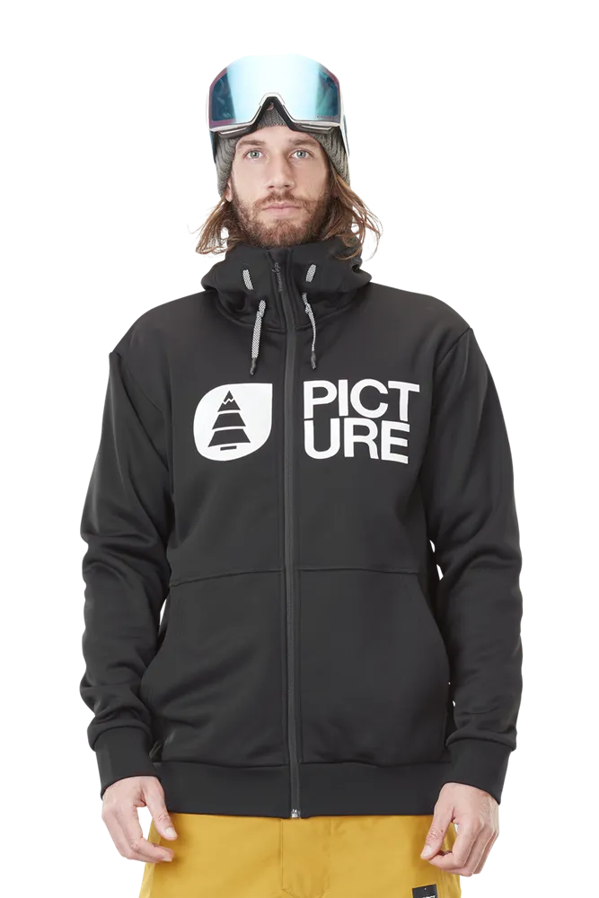 Picture Park Zip Tech Men's Hoodie - Black