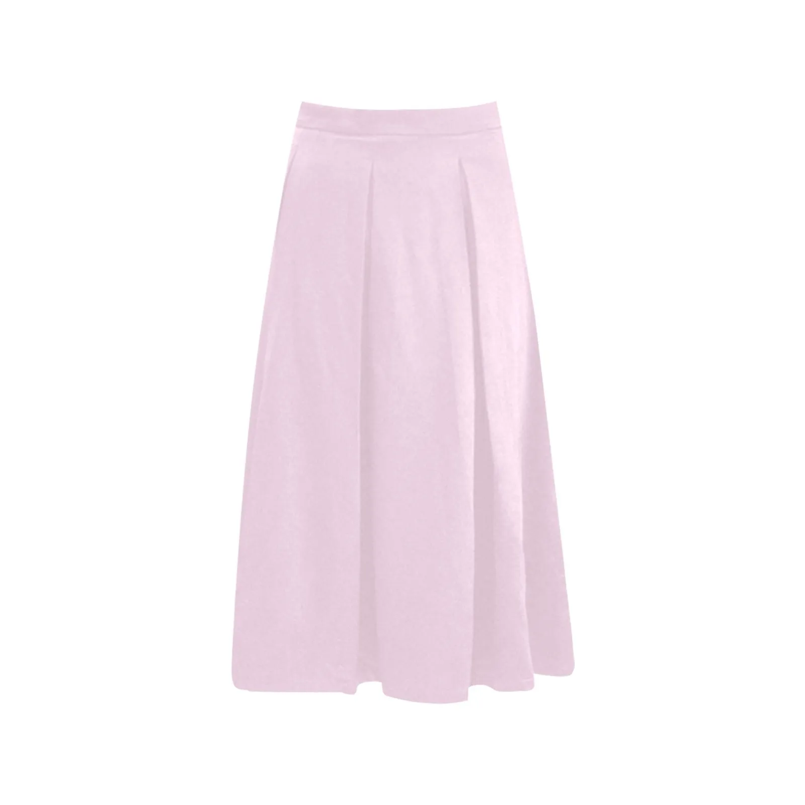 Pink Mnemosyne Women's Crepe Skirt (Model D16)