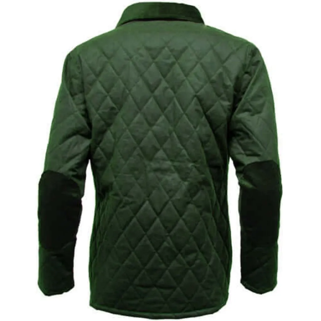 Quilted Wax Jacket - Game Zara