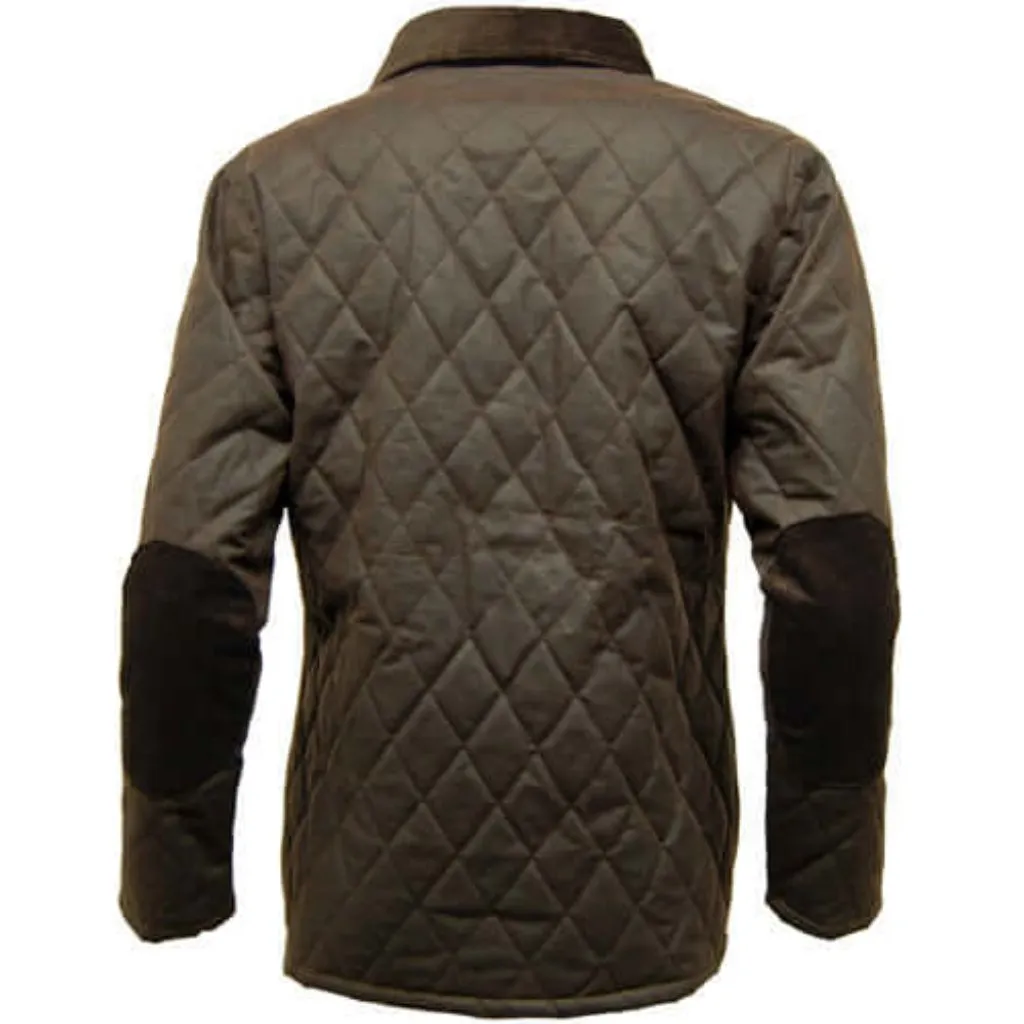 Quilted Wax Jacket - Game Zara