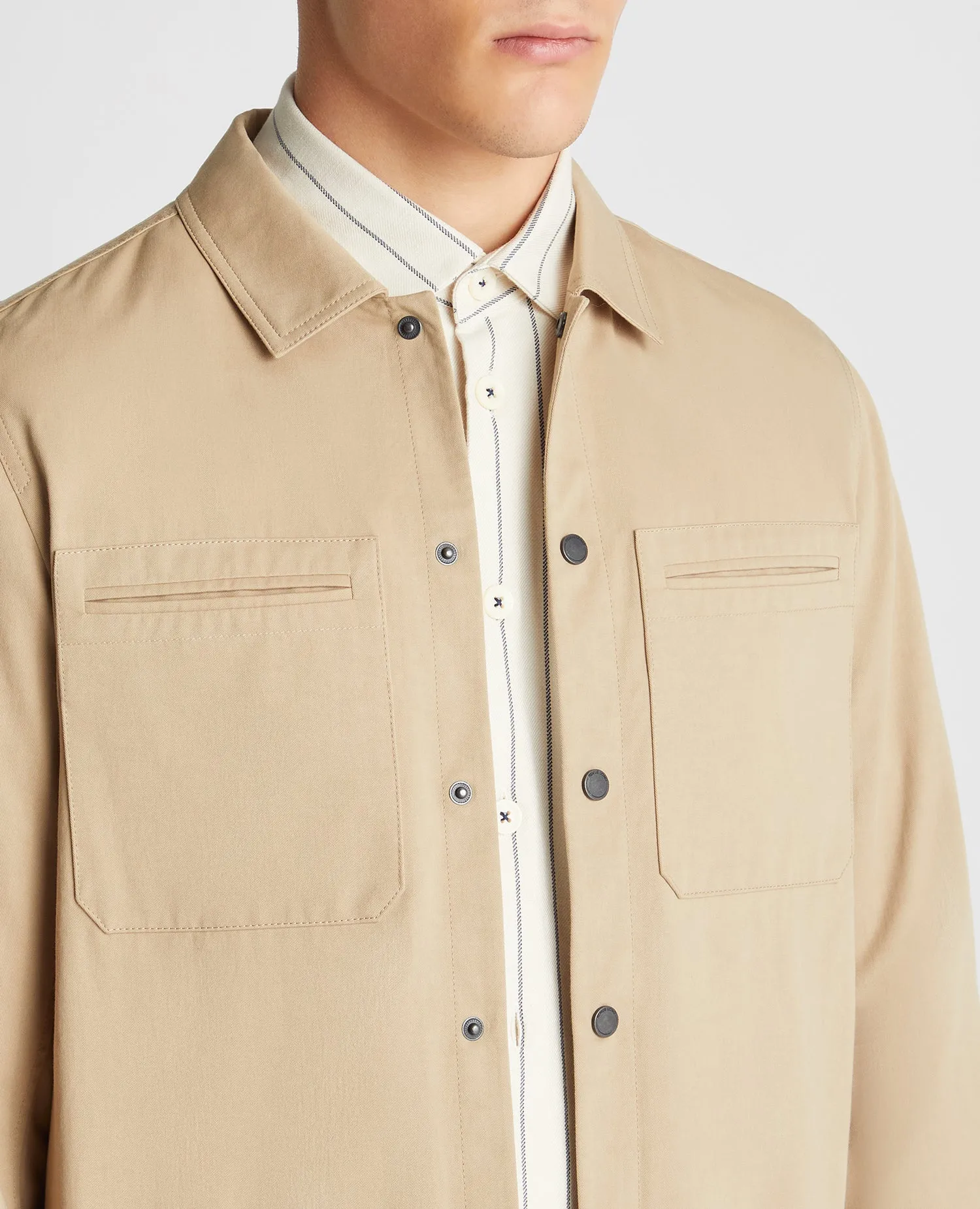 REMUS UOMO® Coby Utility Jacket/Stone - New SS24