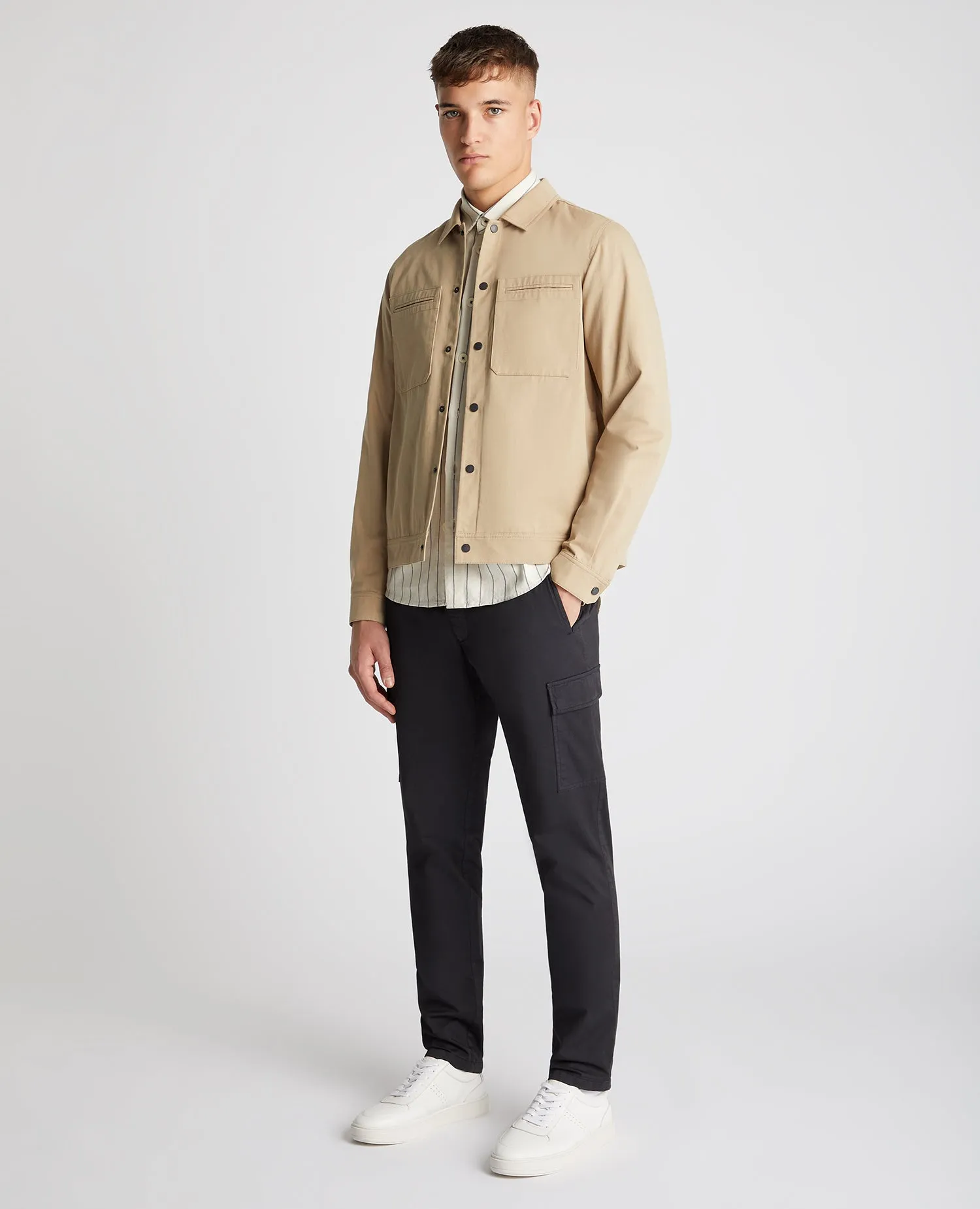 REMUS UOMO® Coby Utility Jacket/Stone - New SS24