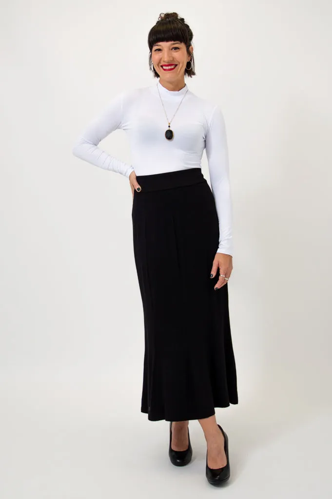 Richmond Skirt, Black, Bamboo