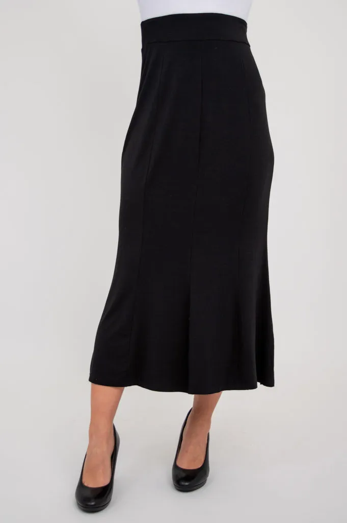 Richmond Skirt, Black, Bamboo