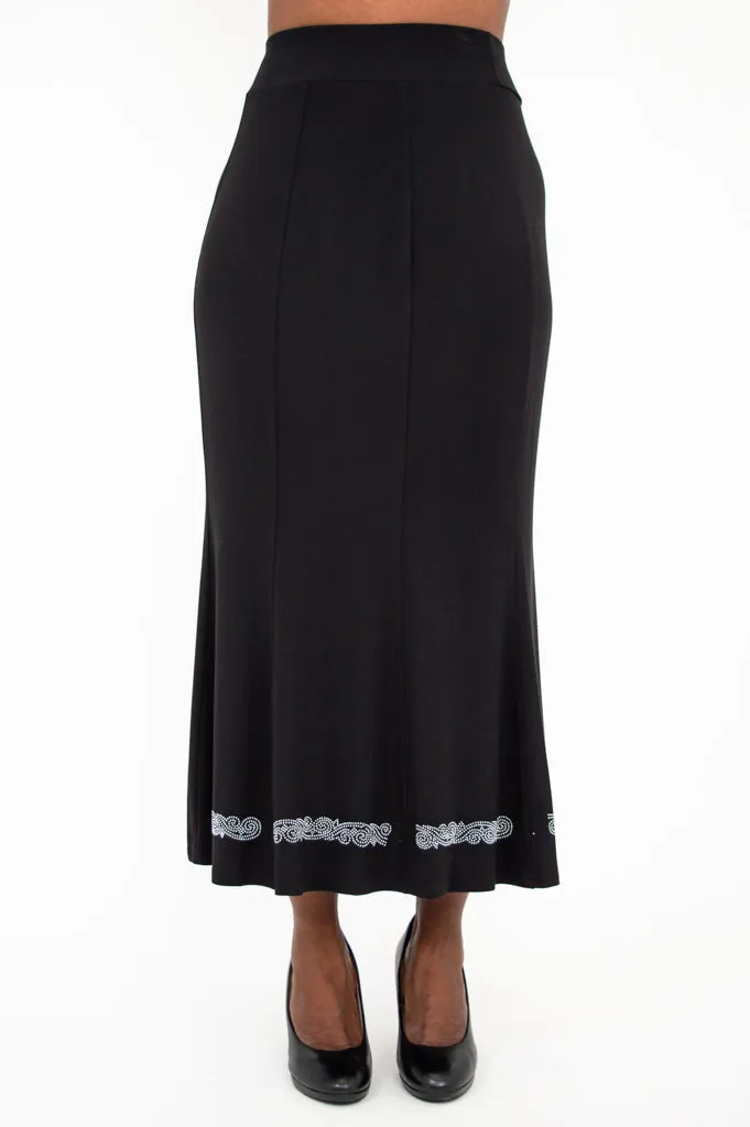 Richmond Skirt, Black Diamond, Bamboo