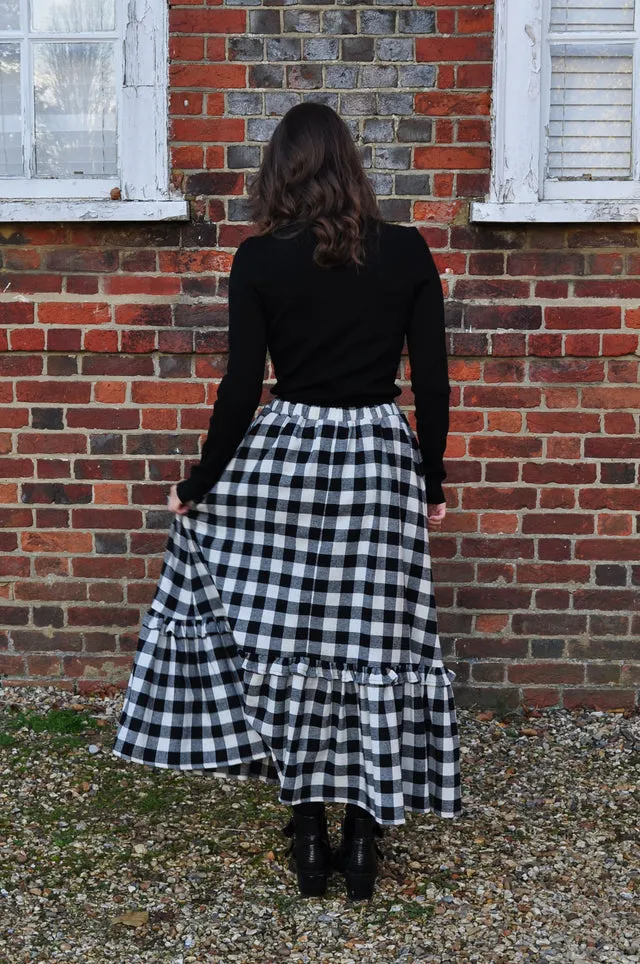 Rosa Skirt in Gingham by The Well Worn